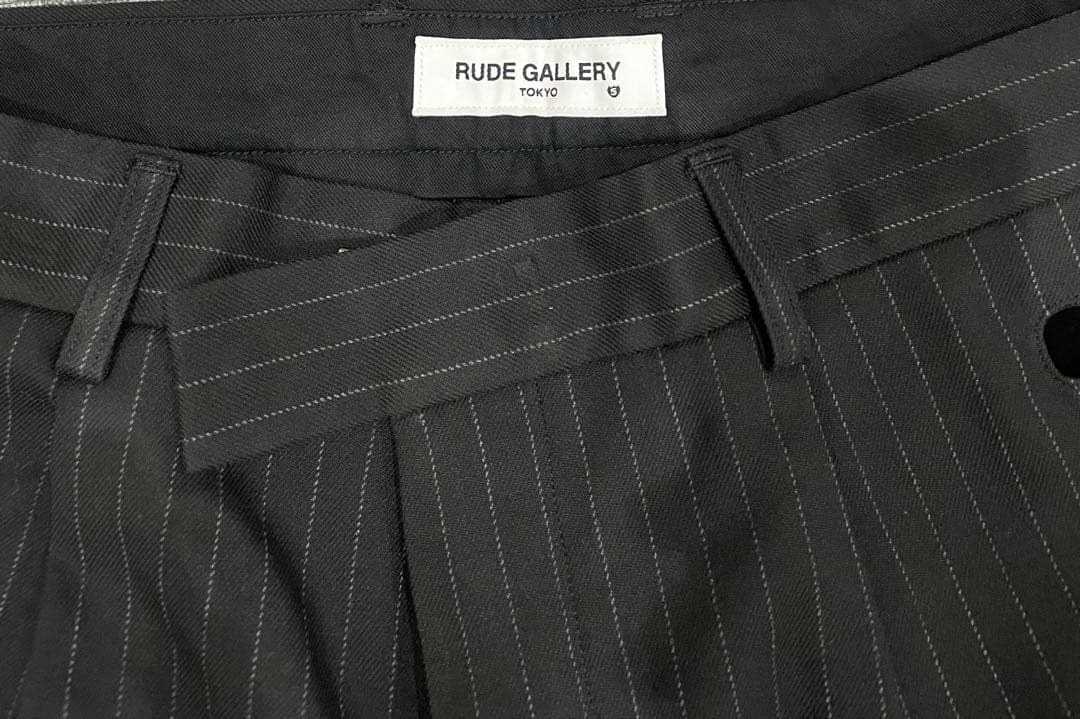 RUDE GALLERY STRIPE TUCK TROUSERS 新品未使用5