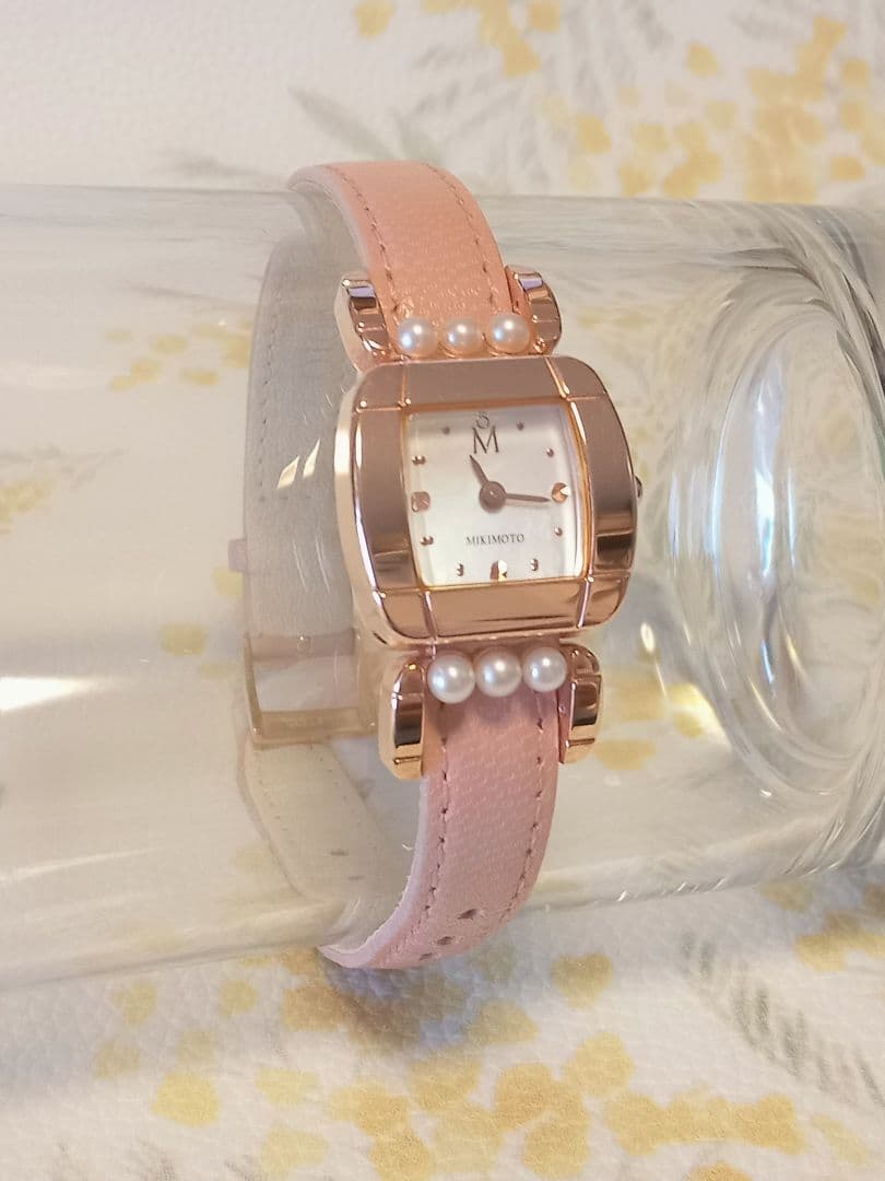 ミキモトの腕時計　電池交換済み！ベルト２本付き！