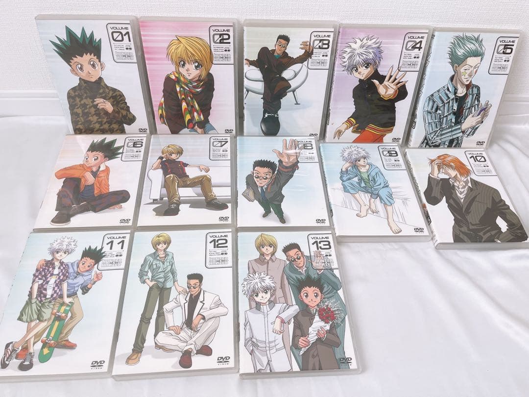 ハンターハンター 旧アニメDVD 1巻～13巻 ポスター付 キルア ゴン