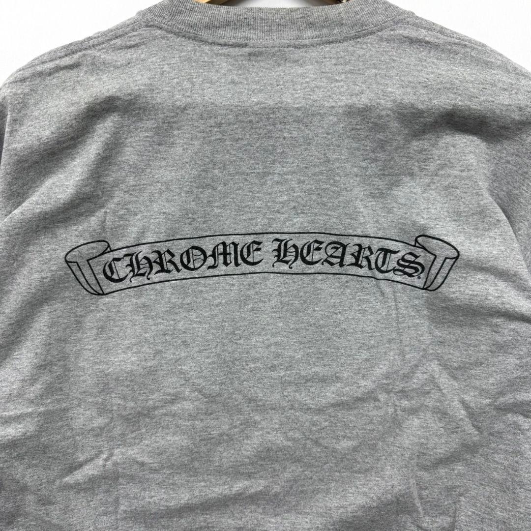 CHROME HEARTS ロングTシャツ グレー XL 90年代 ヴィンテージ