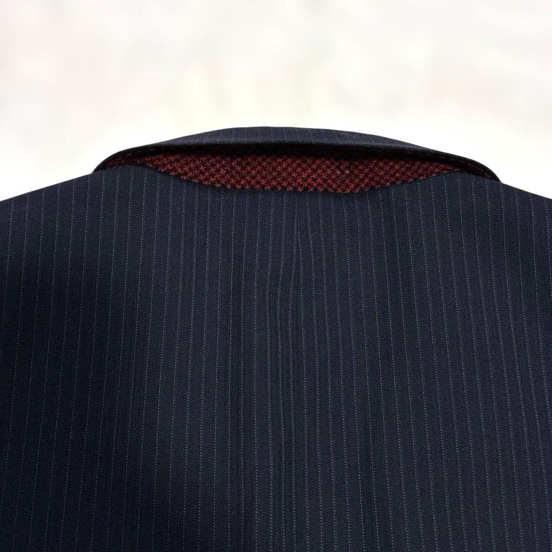 ✨希少サイズ BE8 パーソンズ ストライプ ビジネス スーツ 総裏