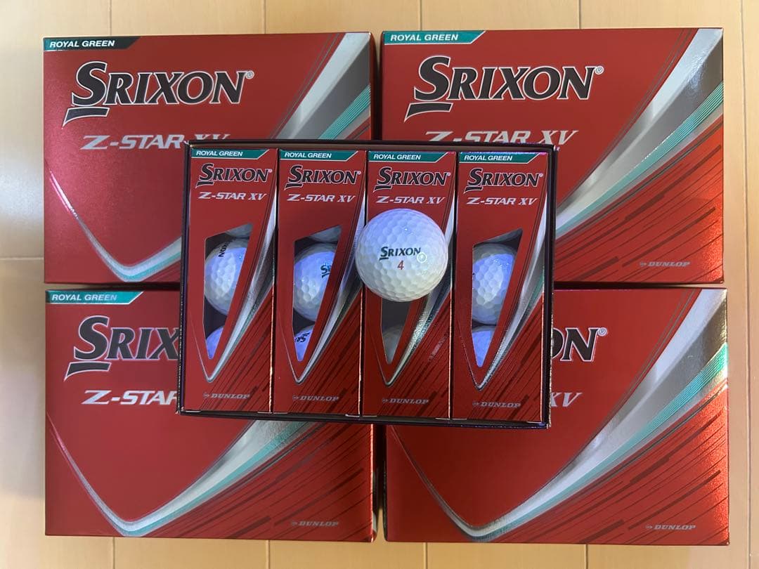 【新品】Srixon Z-STAR XV 2025 ロイヤルグリーン 5ダース