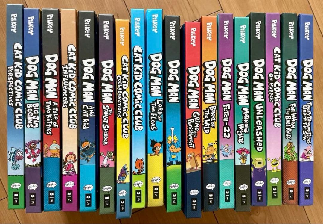 新品Dav Pilkey18冊DOGMANドッグマンキャットキッド洋書