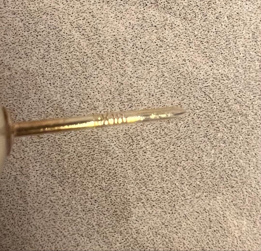 マロハ　 USA タイピン　パール　K18 白蝶真珠 10.5mm