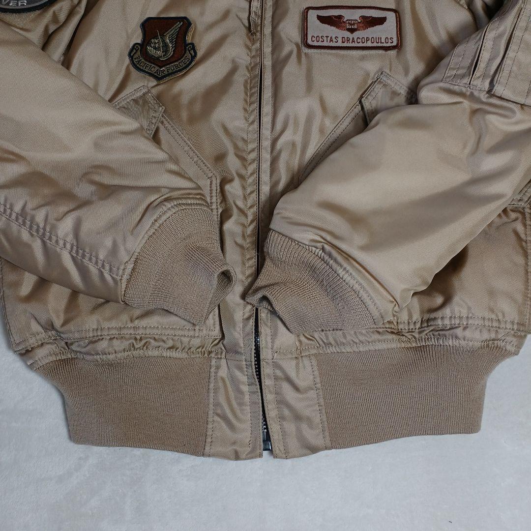 稀少　HOUSTON ヒューストン　CWU-45 フライトジャケット　タン　M
