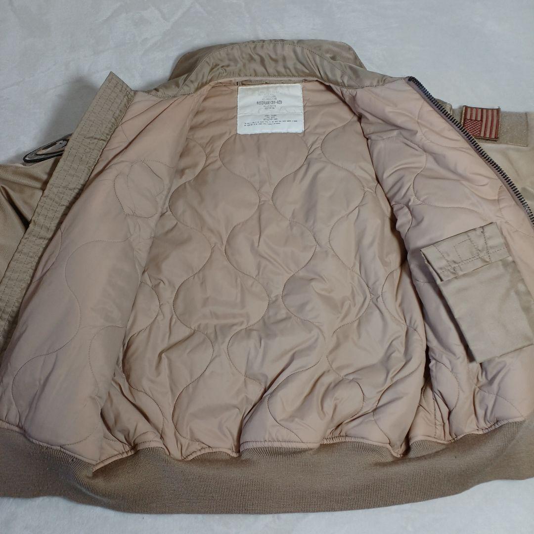 稀少　HOUSTON ヒューストン　CWU-45 フライトジャケット　タン　M