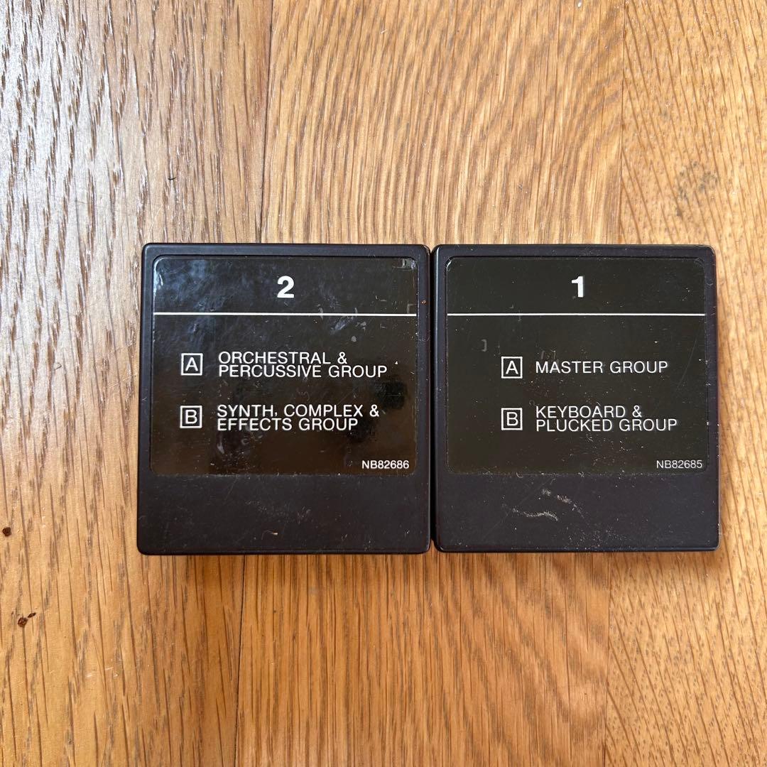 YAMAHA EX7 VOICE ROM データカートリッジ 2個セット