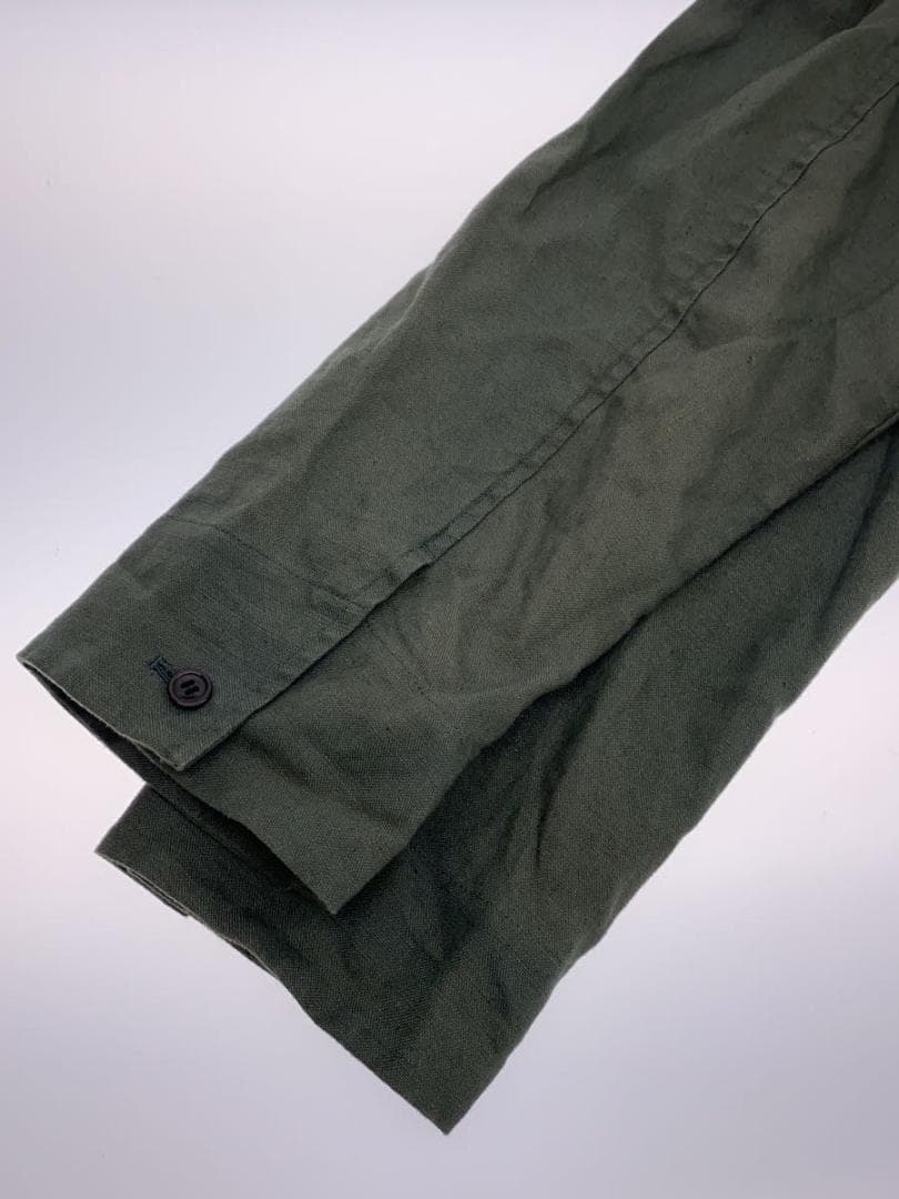 CONFECT　麻襟なしジャケット　オリーブグリーン
