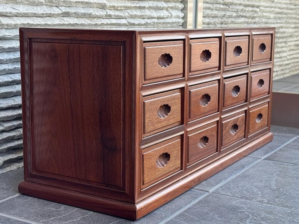 花梨　唐木　薬箪笥　小箪笥　ミニチェスト　小引出し　高級家具