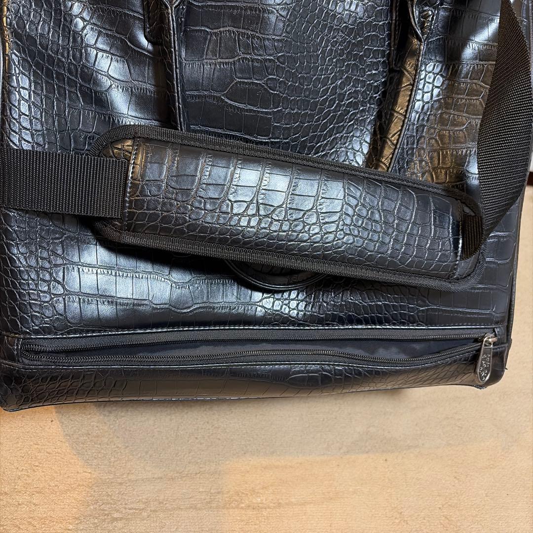 ダンスウィズドラゴン❣️黒 クロコダイル風 ゴルフバッグ4万円が