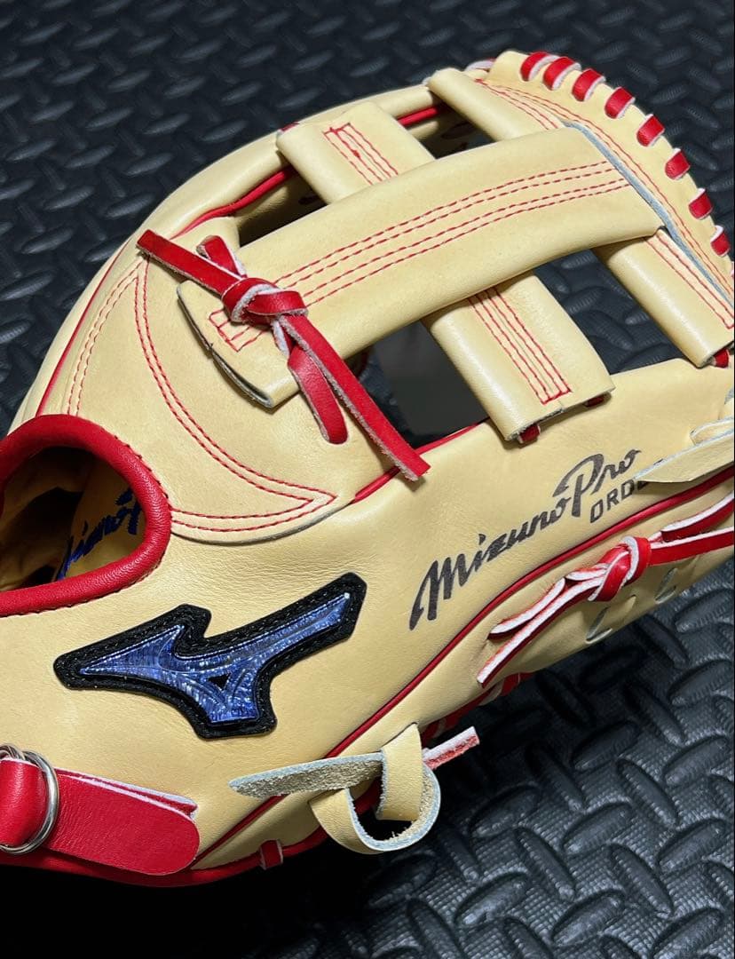 新品 ミズノプロ オーダー ブルーダイアモンドラベル 軟式 内野手用 グローブ