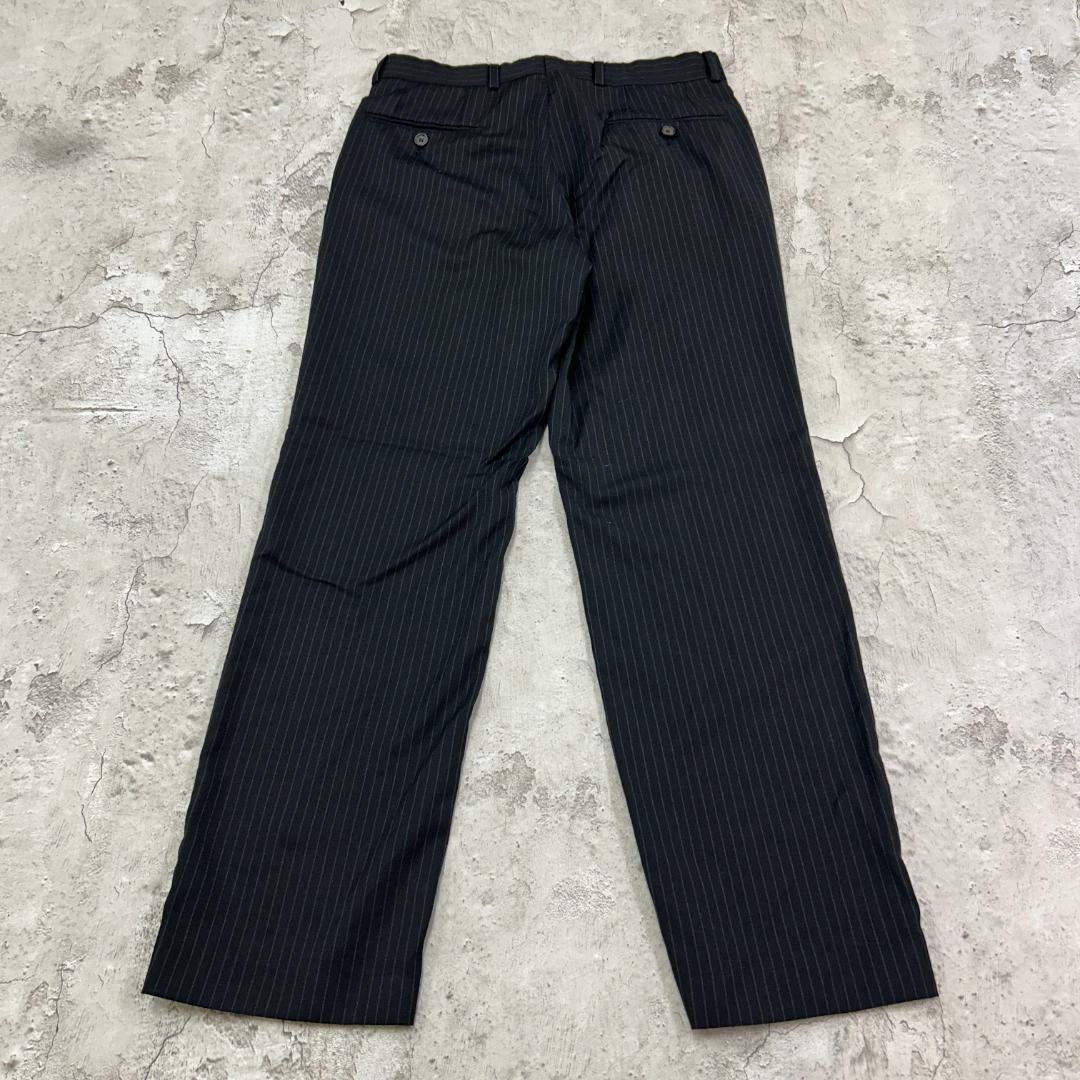 と*け様 ローレンラルフローレン　ピンストライプ　綺麗め　スラックス　古着　ブラ