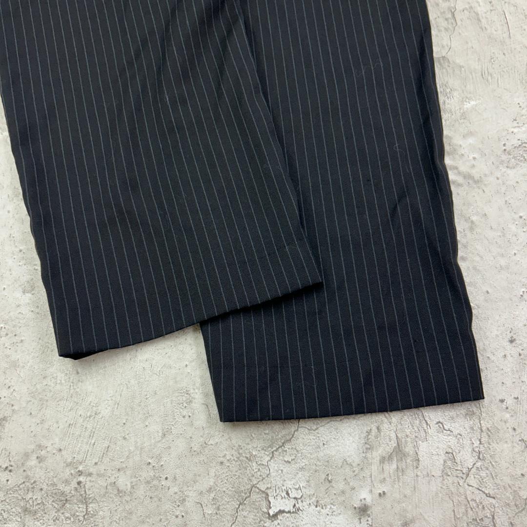 と*け様 ローレンラルフローレン　ピンストライプ　綺麗め　スラックス　古着　ブラ