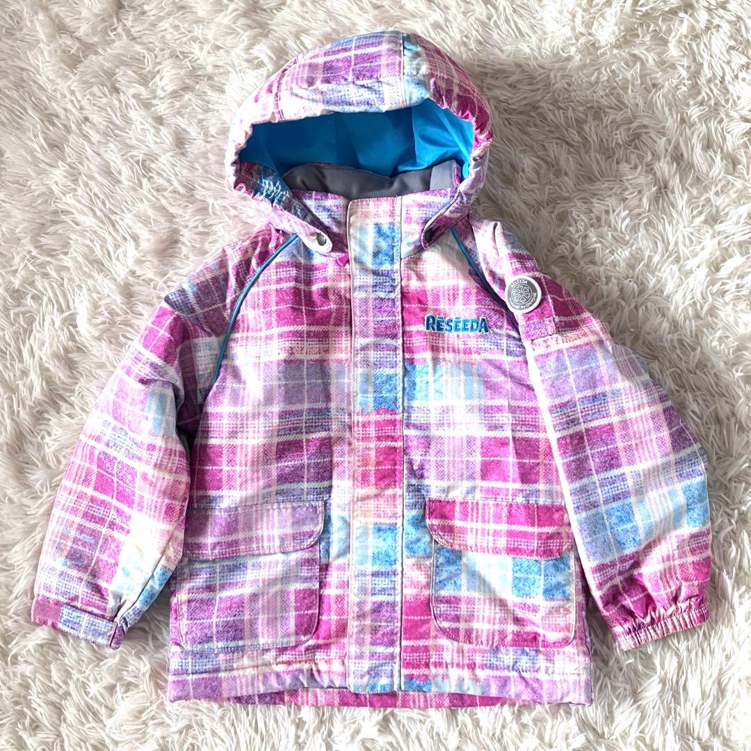 #B4✨新品RESSEDA✨スキー スノボ ウェア 上下 110 女の子 雪遊び