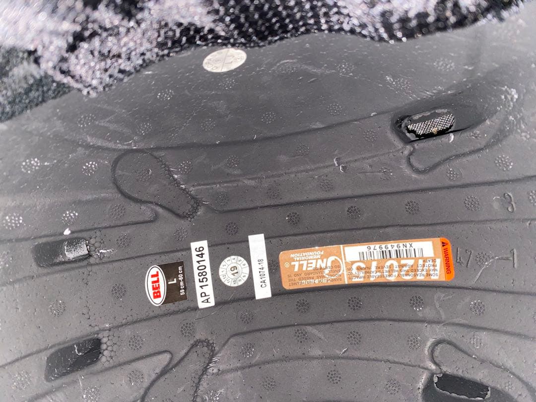 BELL フルフェイスヘルメット ブラック/チェック柄