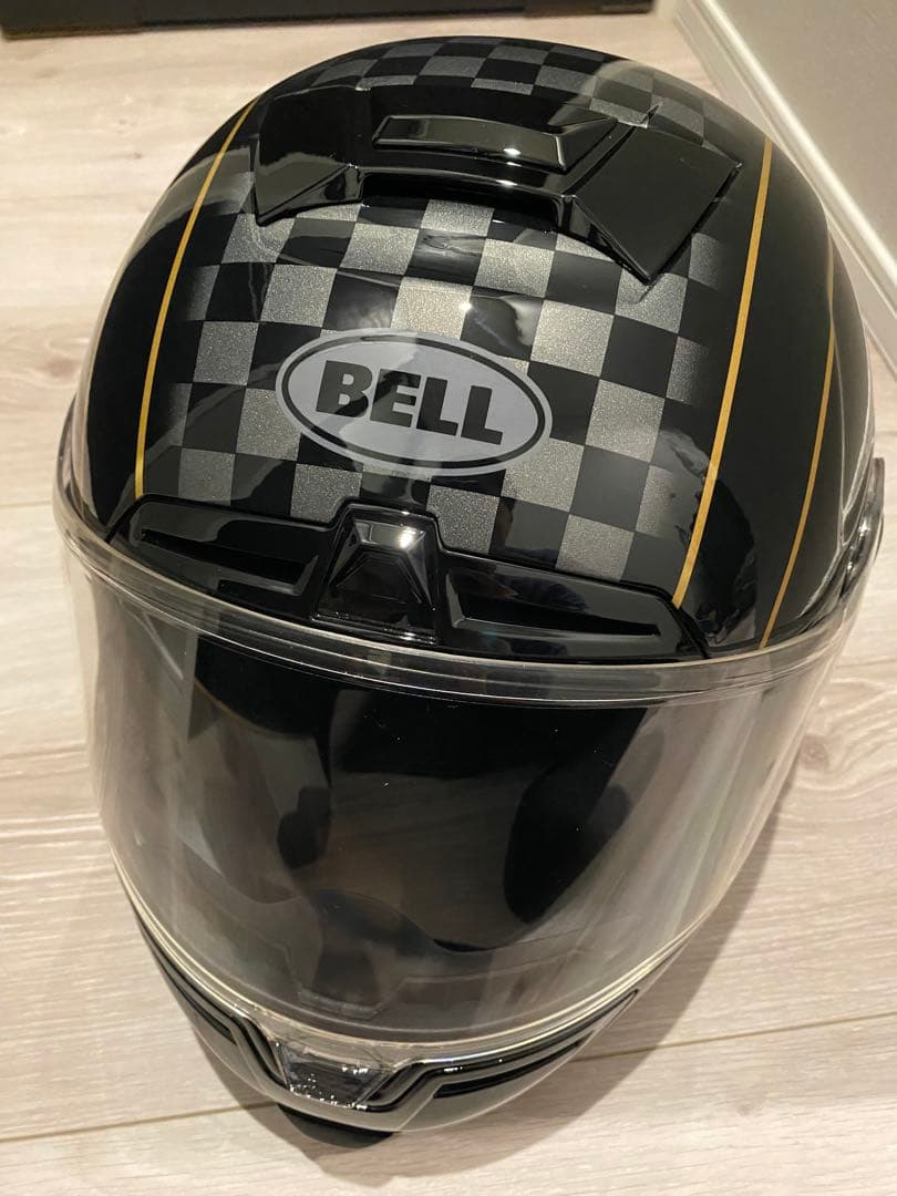BELL フルフェイスヘルメット ブラック/チェック柄