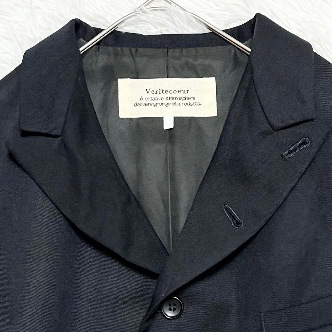 Veritecoeur ヴェリテクール　ジャケット　ウール　ブラック