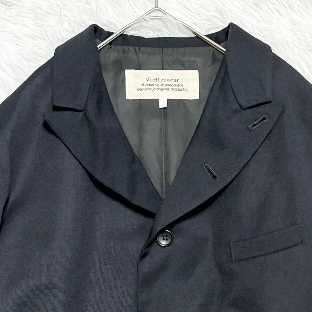 Veritecoeur ヴェリテクール　ジャケット　ウール　ブラック
