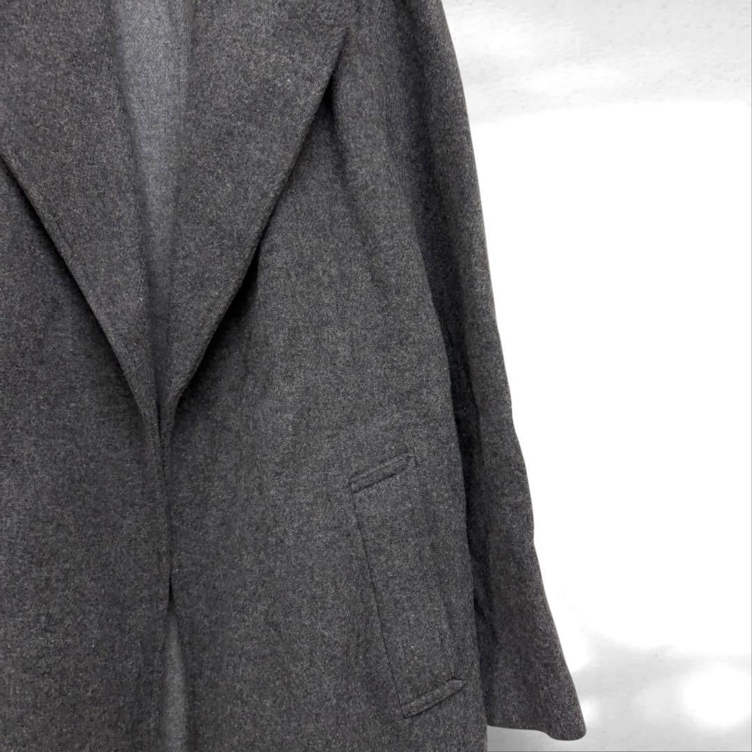 セオリーリュクス　オーバーサイズロングコート　腰ベルト付　良質生地M（C1