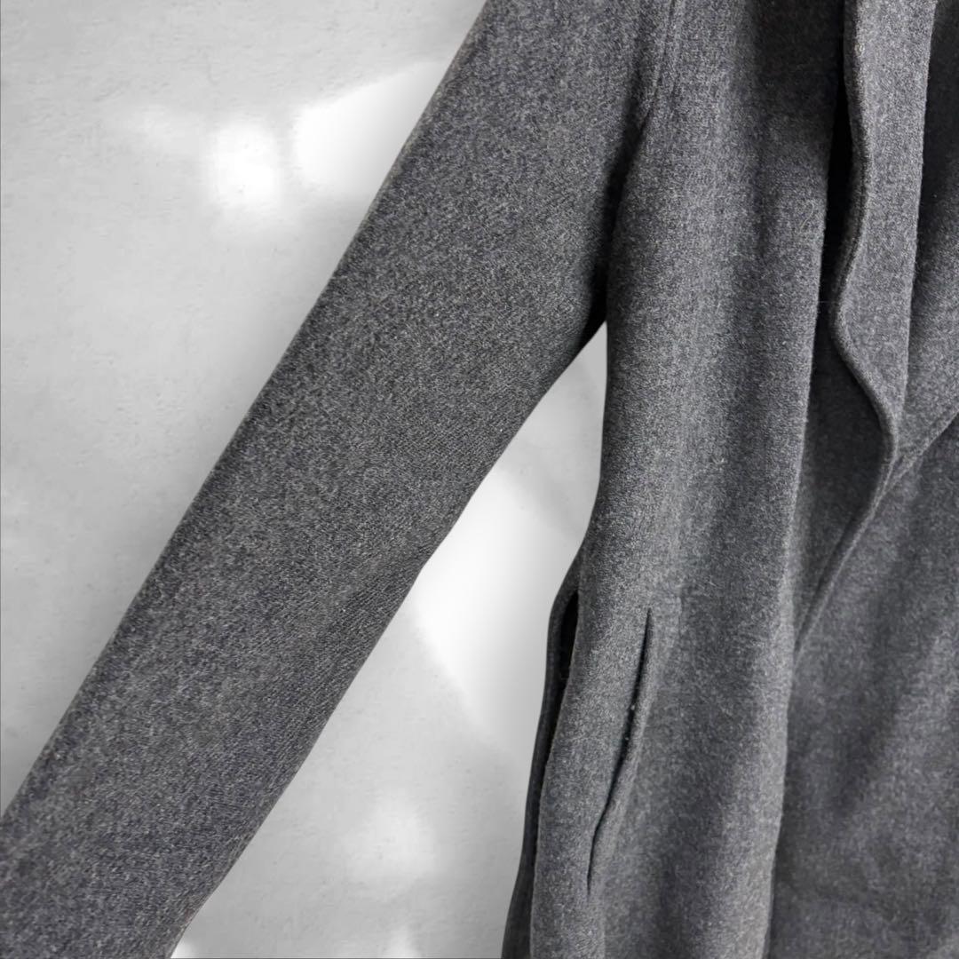 セオリーリュクス　オーバーサイズロングコート　腰ベルト付　良質生地M（C1