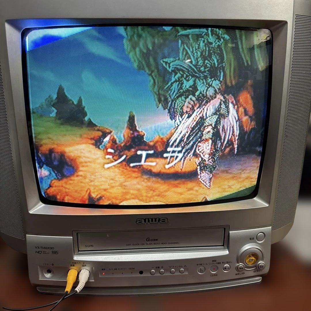 aiwa VX-T14GX30 ブラウン管テレビ（テレビデオ）