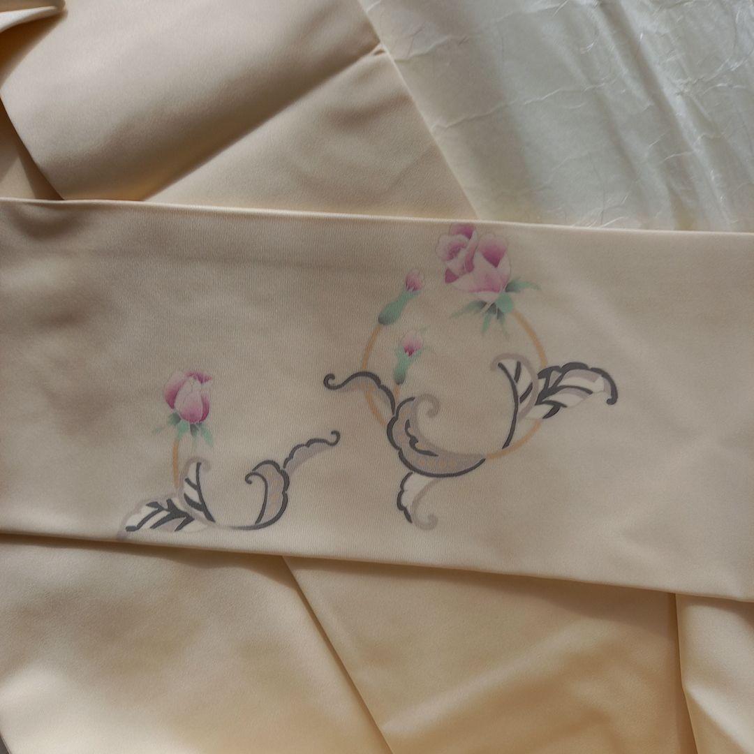 ココタンプロフィール加賀友禅塩瀬名古屋帯　ビードロ薔薇　新品未使用品