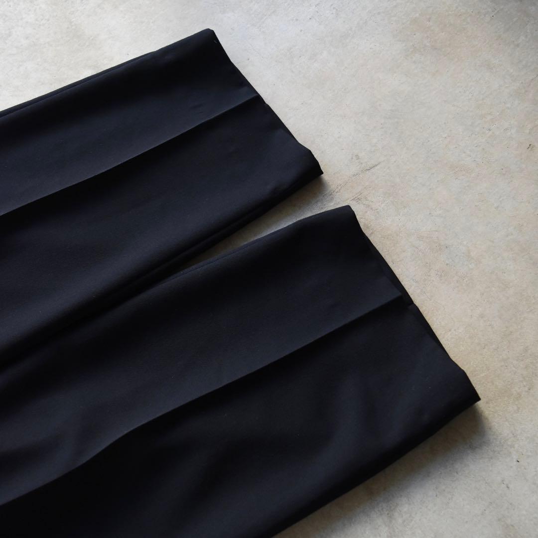 90sPERRY ELLISペリーエリス スリータックスラックス ネイビーW33