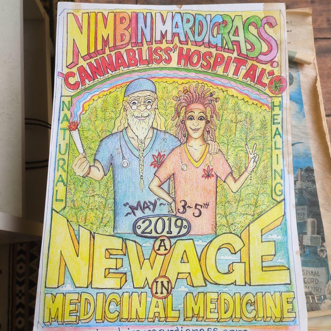 Nimbin MardiGrass 2019 ポスター