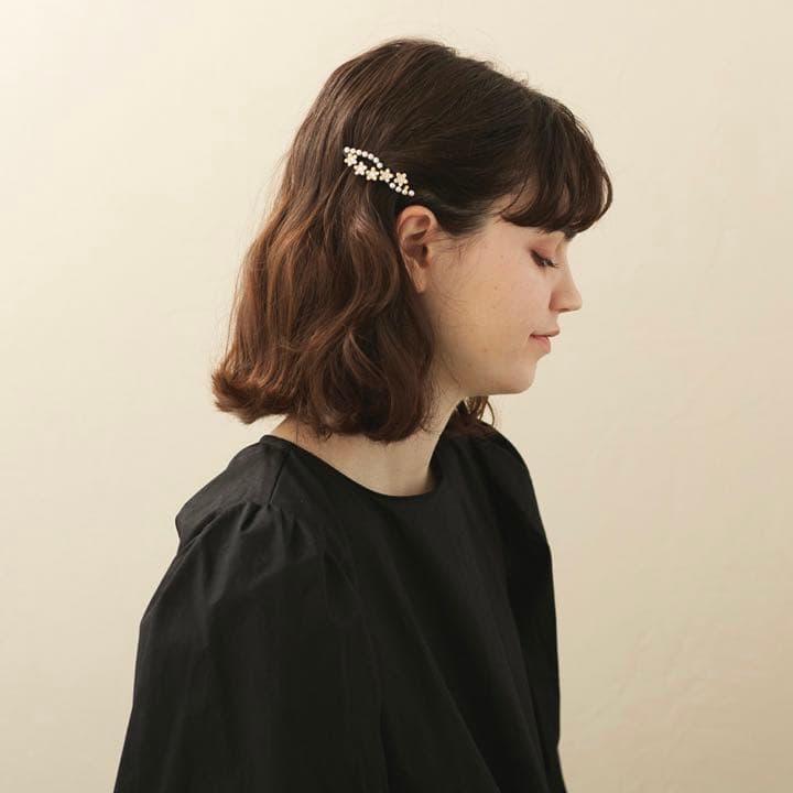 完売品【新品未開封】アレクAlexander de paris 花ポールピン