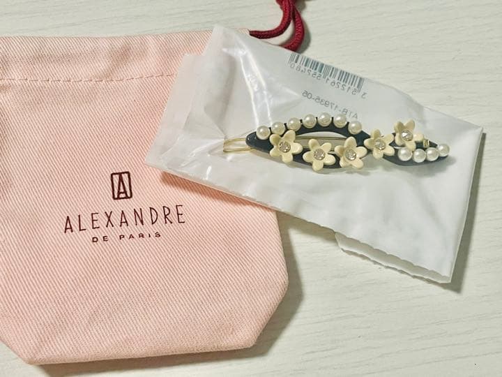 完売品【新品未開封】アレクAlexander de paris 花ポールピン