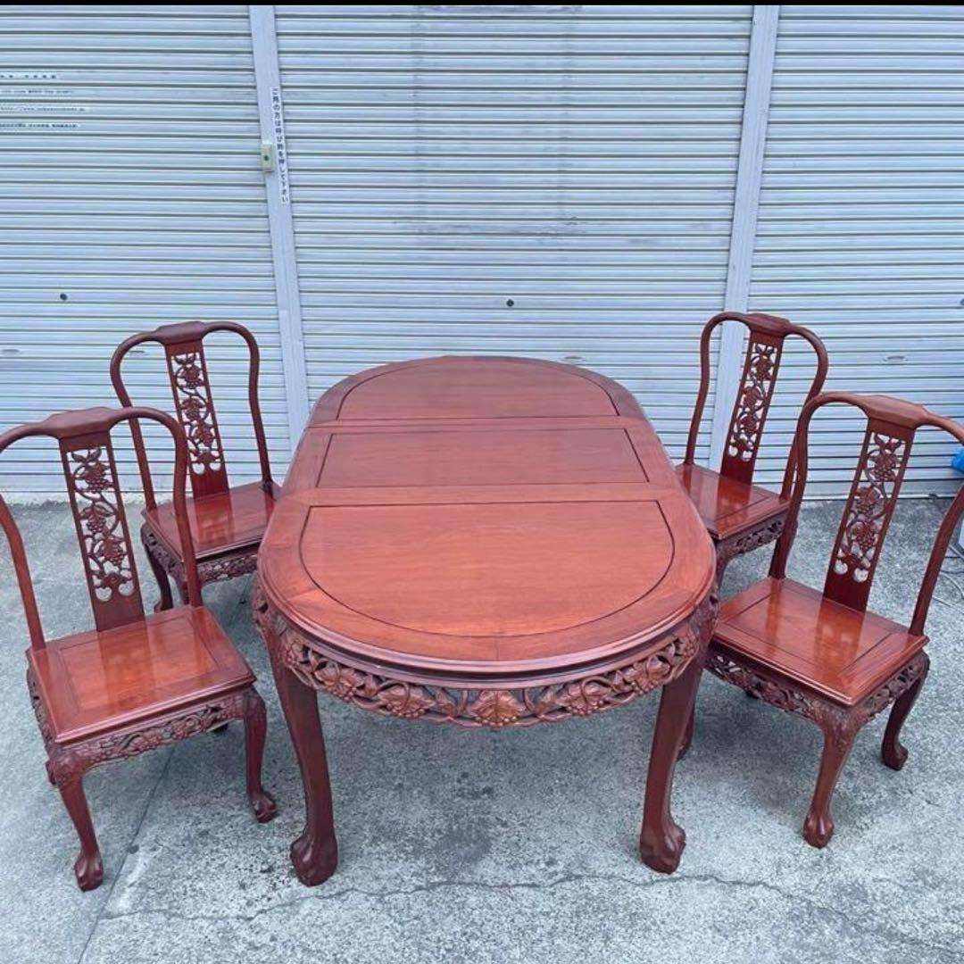 シノワズリー　中国アンティーク調　チェア1脚