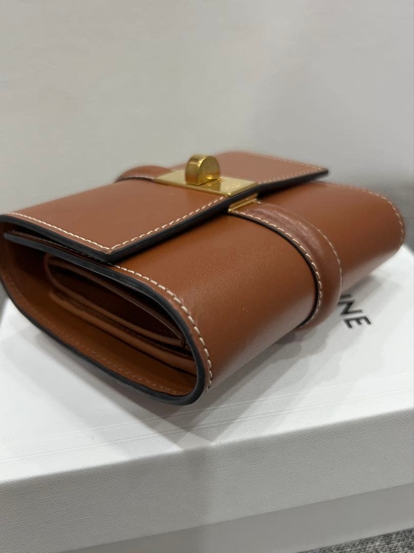 CELINE セリーヌ スモール トリフォールドウォレット 16 三つ折り財布