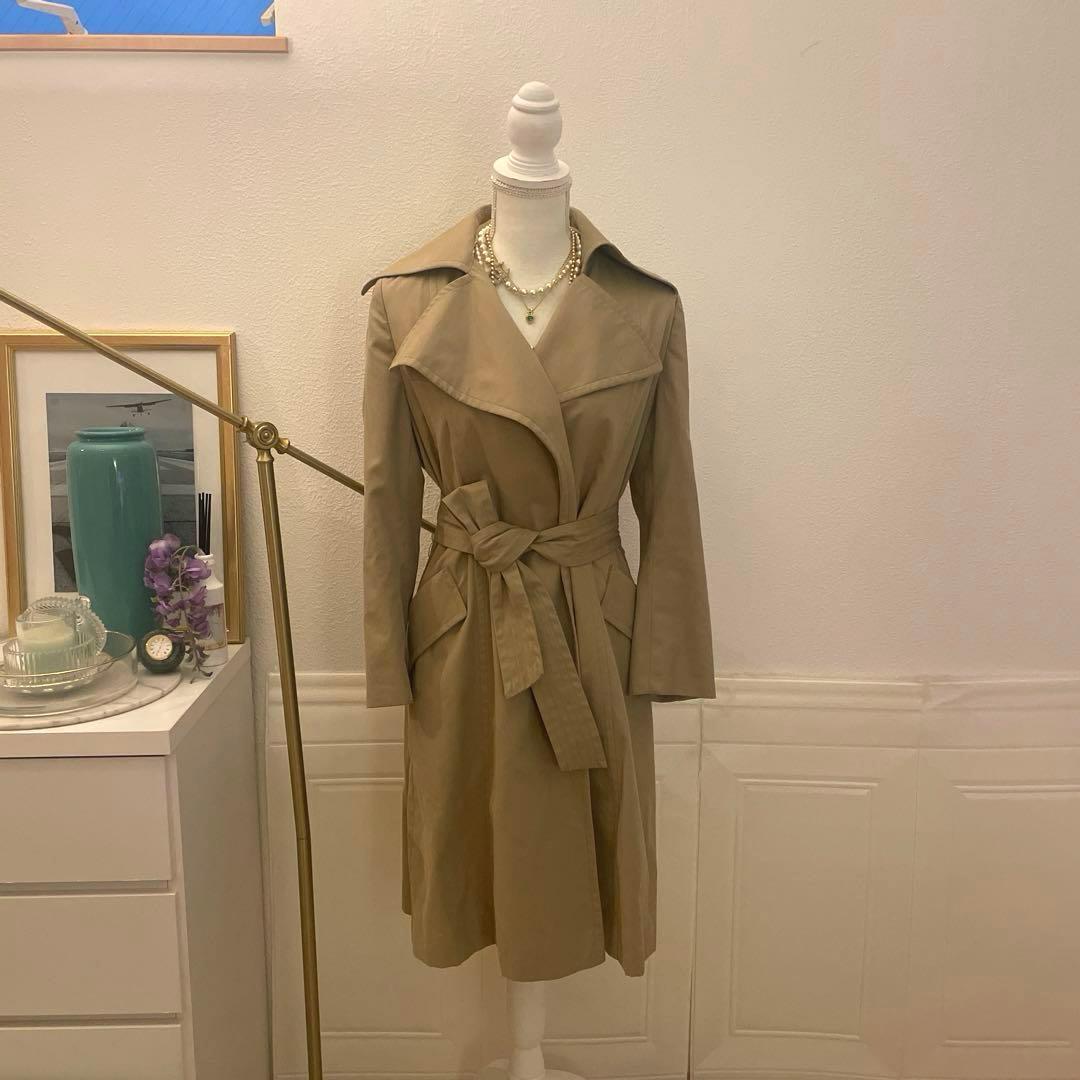 【9万円】mikako nakamura高級　トレンチコート
