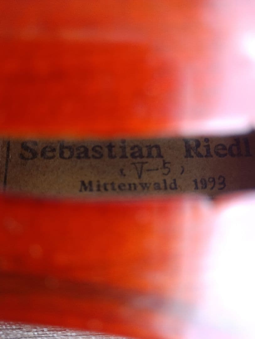 3189）Sebastian Riedl V-5 イツドイツ製バイオリン　4/4