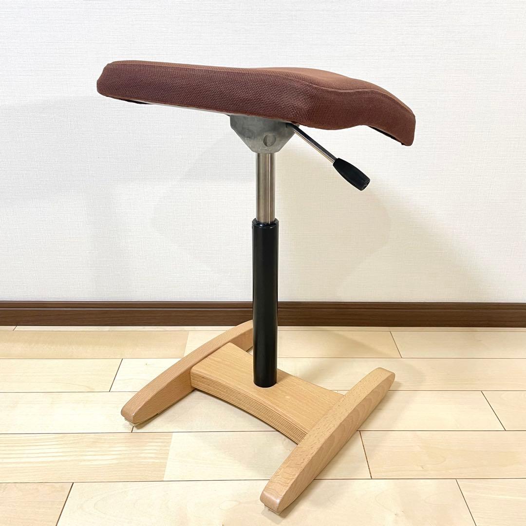 バランスラボ バランスチェア バランスシナジー ダークブラウン 中古品