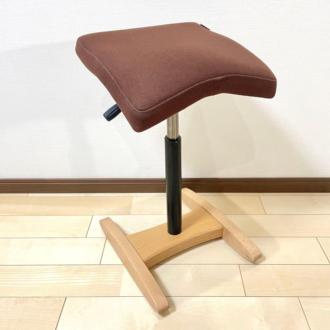 バランスラボ バランスチェア バランスシナジー ダークブラウン 中古品