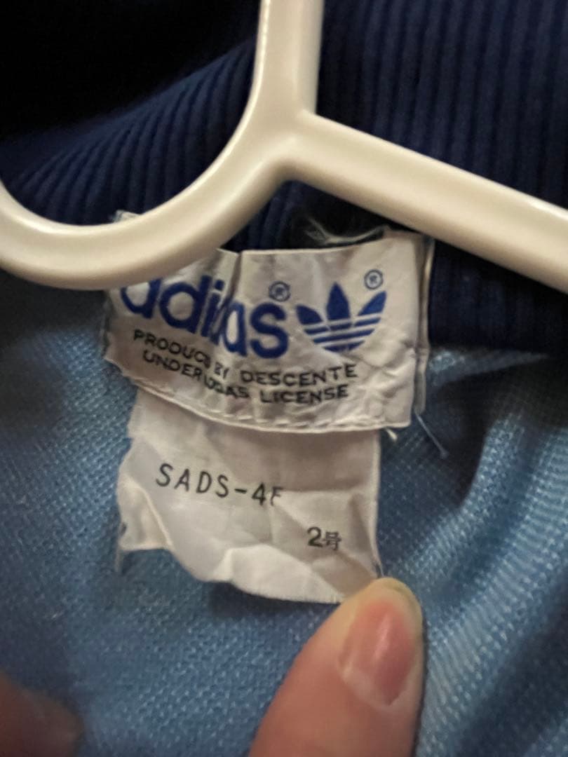 adidas トラックジャケット　ジャージデサント製　2号S 美品　80s