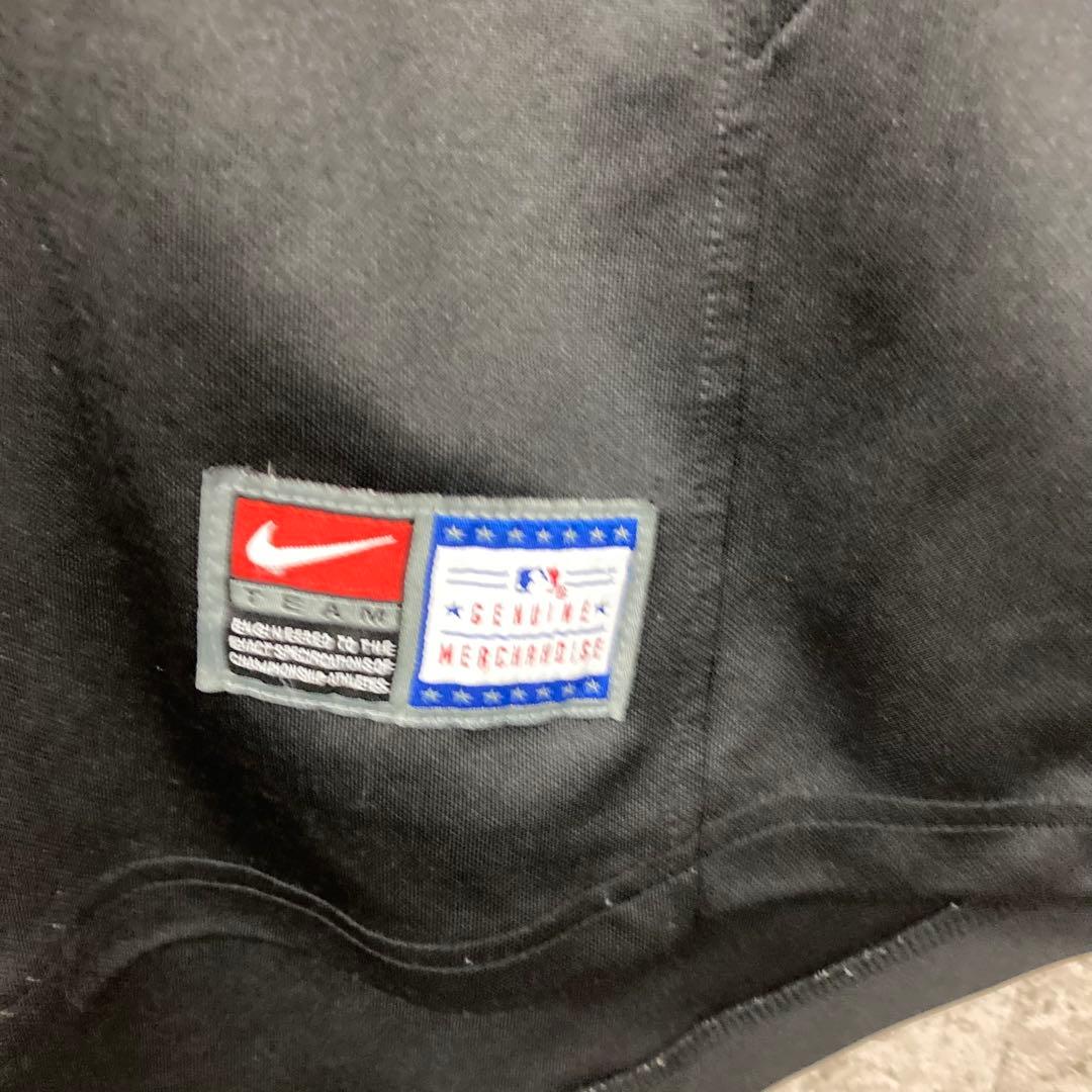 レア《ナイキ》MLBメッツ刺繍ベースボールシャツ/メンズL