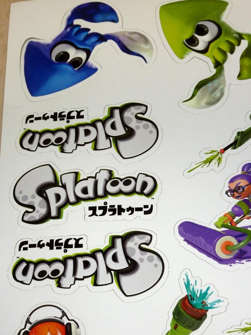 非売品 販促品★初代 スプラトゥーン キャラクターカットアウト POP