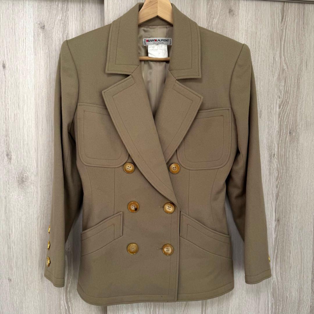 YVES SAINT LAURENT rive gauche ウールジャケット
