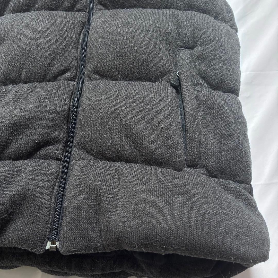 ☆人気　ノースフェイス　ニット　ダウンベスト　グレー　レディースM