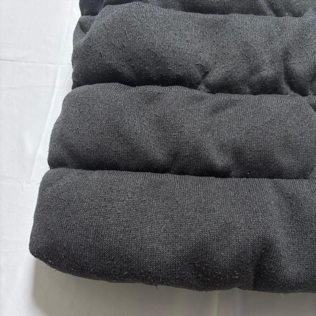 ☆人気　ノースフェイス　ニット　ダウンベスト　グレー　レディースM