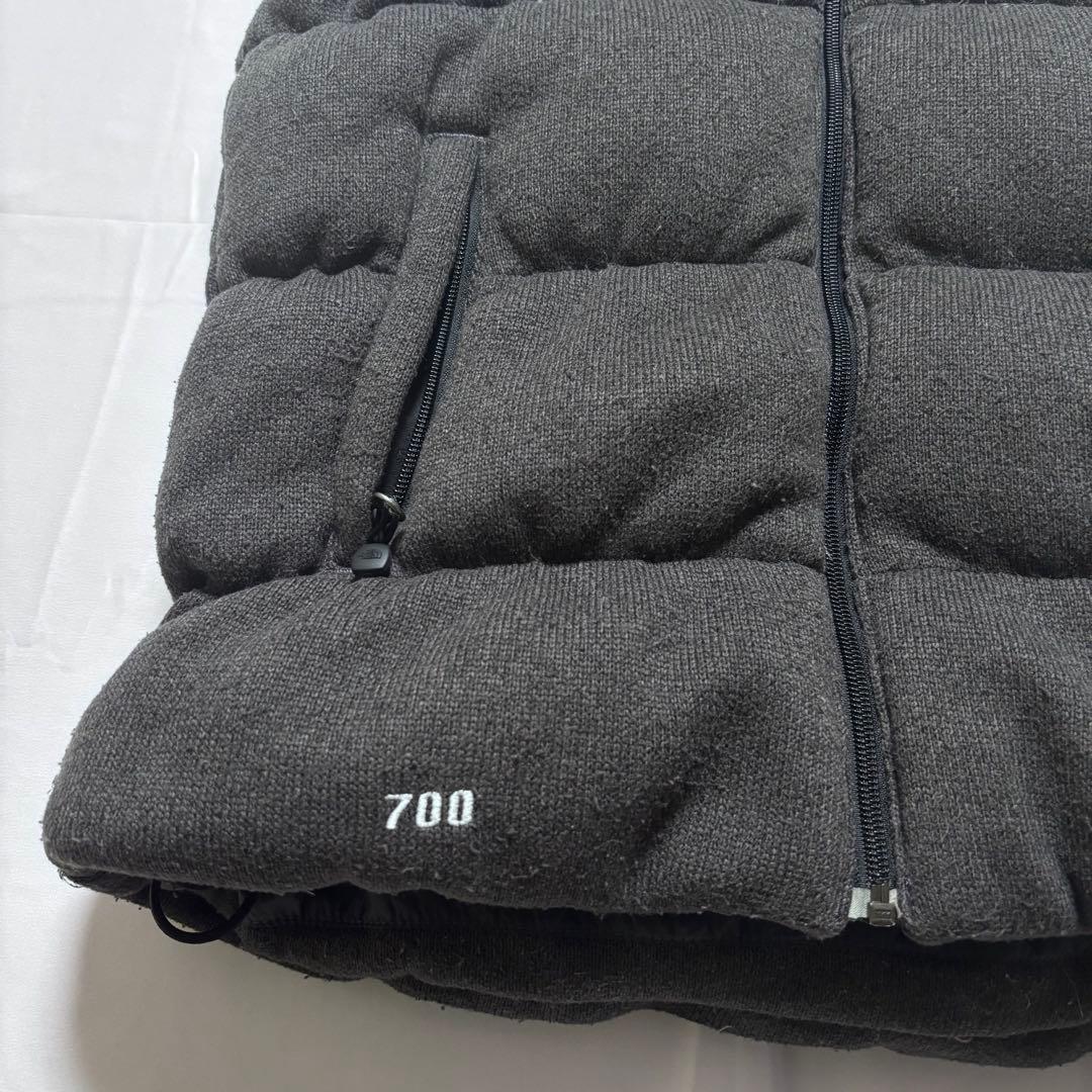 ☆人気　ノースフェイス　ニット　ダウンベスト　グレー　レディースM