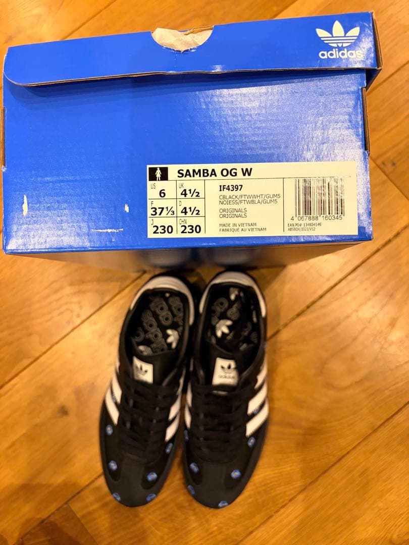 Samba OG ブラック/ホワイト 6サイズ