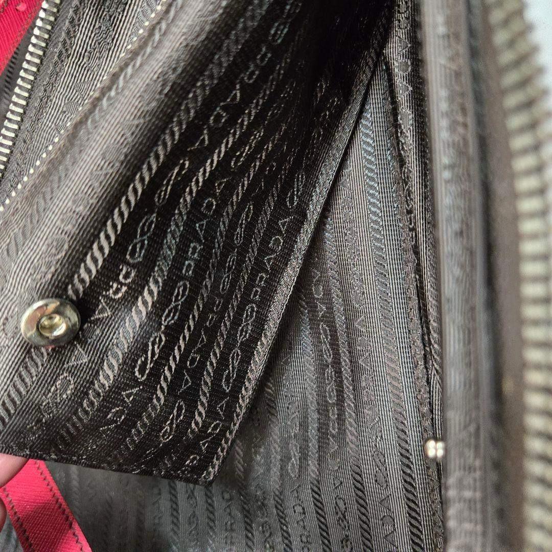 美品 PRADA キャリーケース オールサフィアーノレザー ポケット多