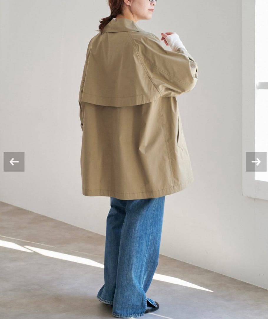 Spick and Span C/Pミドル丈トレンチコート　ベージュA 38