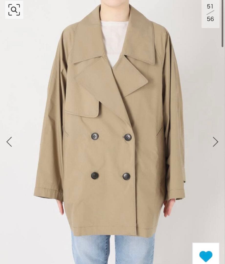 Spick and Span C/Pミドル丈トレンチコート　ベージュA 38