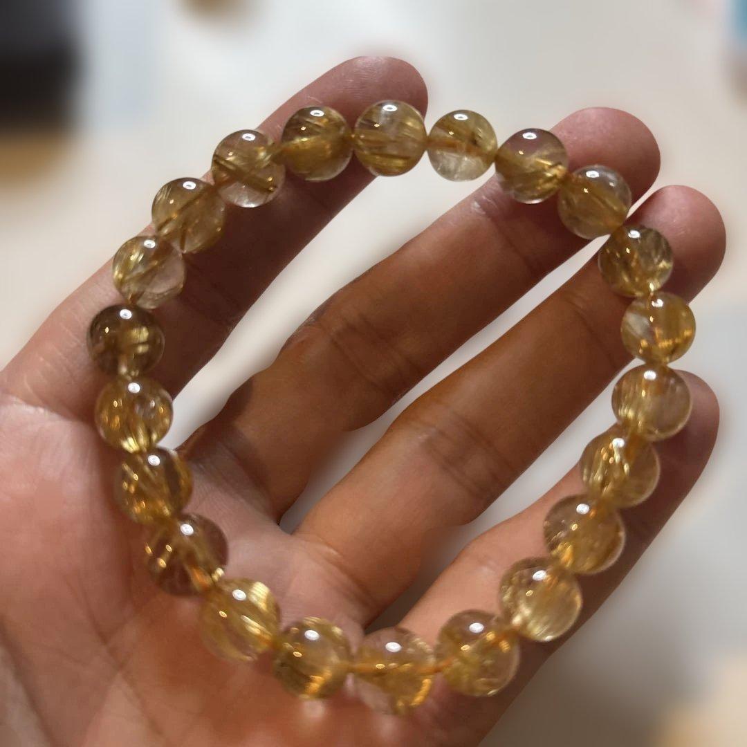 これが来てから金運爆上がり！サシがピカピカで多い！すっごいルチルが久しぶり！