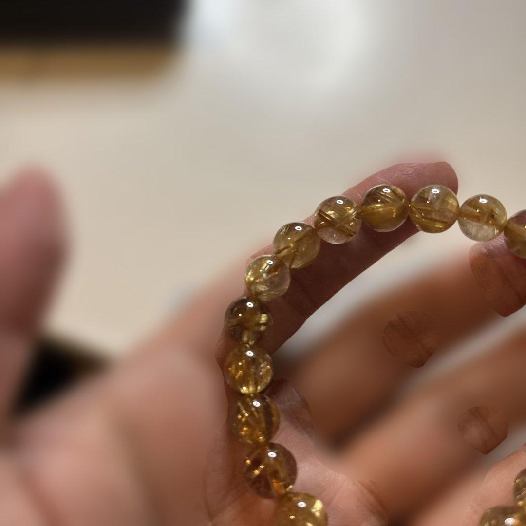 これが来てから金運爆上がり！サシがピカピカで多い！すっごいルチルが久しぶり！