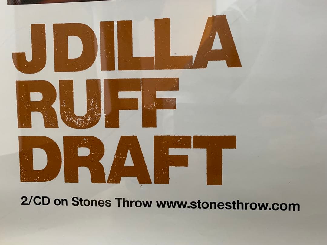 JDILLA RUFF DRAFT ポスター フレーム付き